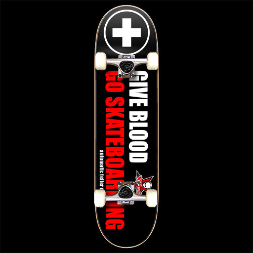 ATM Click Give Blood 8.0 Complete Skateboard