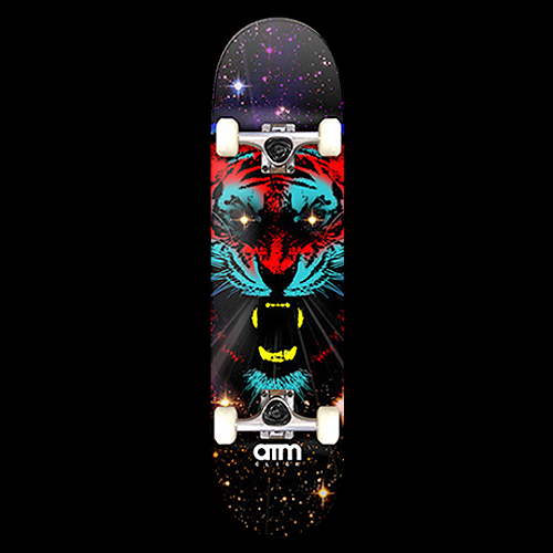 ATM Click Space Tiger 7.5" Complete Skateboard