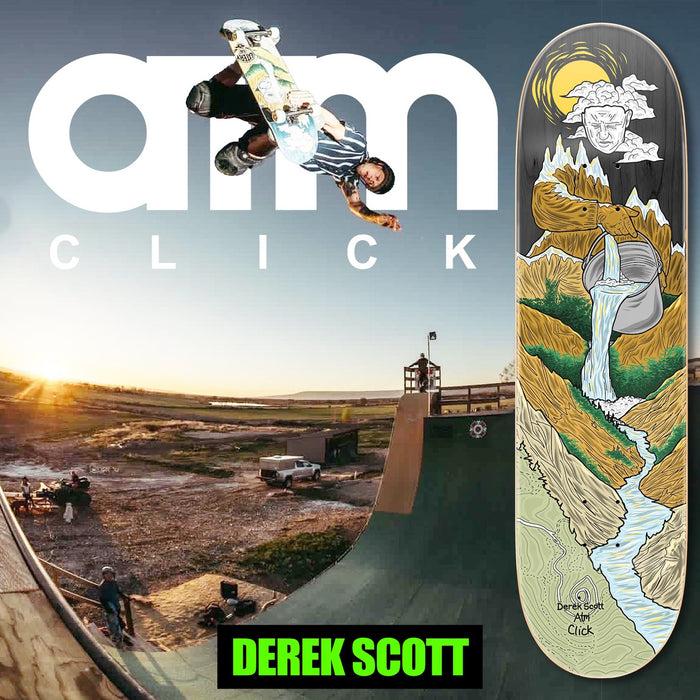 Derek Scott is Pro for ATM Click Skateboards!