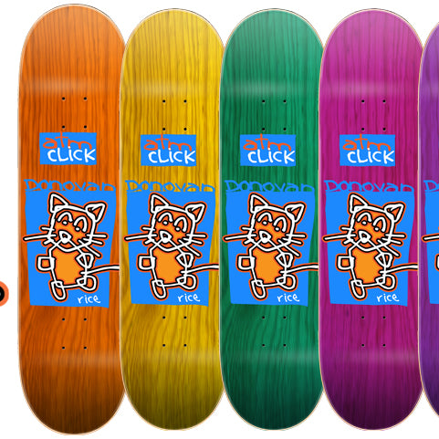 Donovan Rice “Cat” graphic now available in popsicle shape
