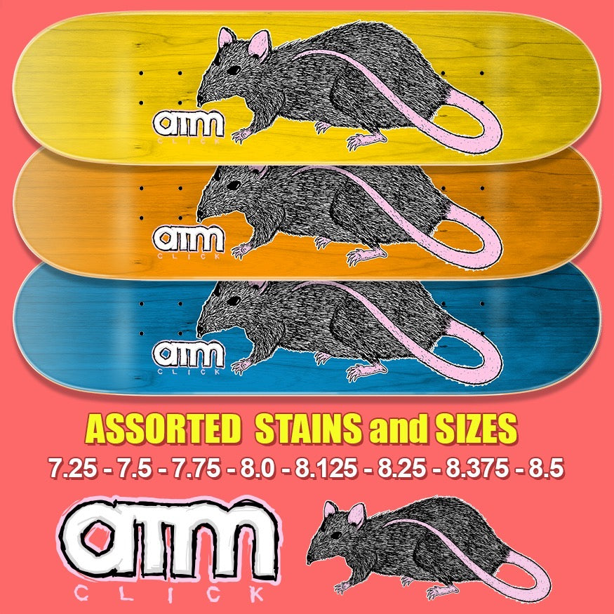 New ATM Click "Rat" logo decks