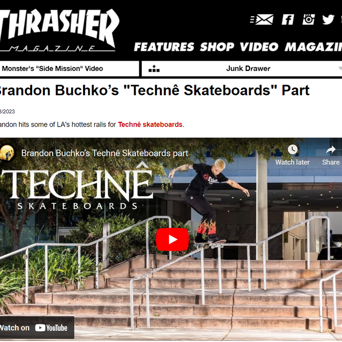 Brandon Buchko’s "Technê Skateboards" Part