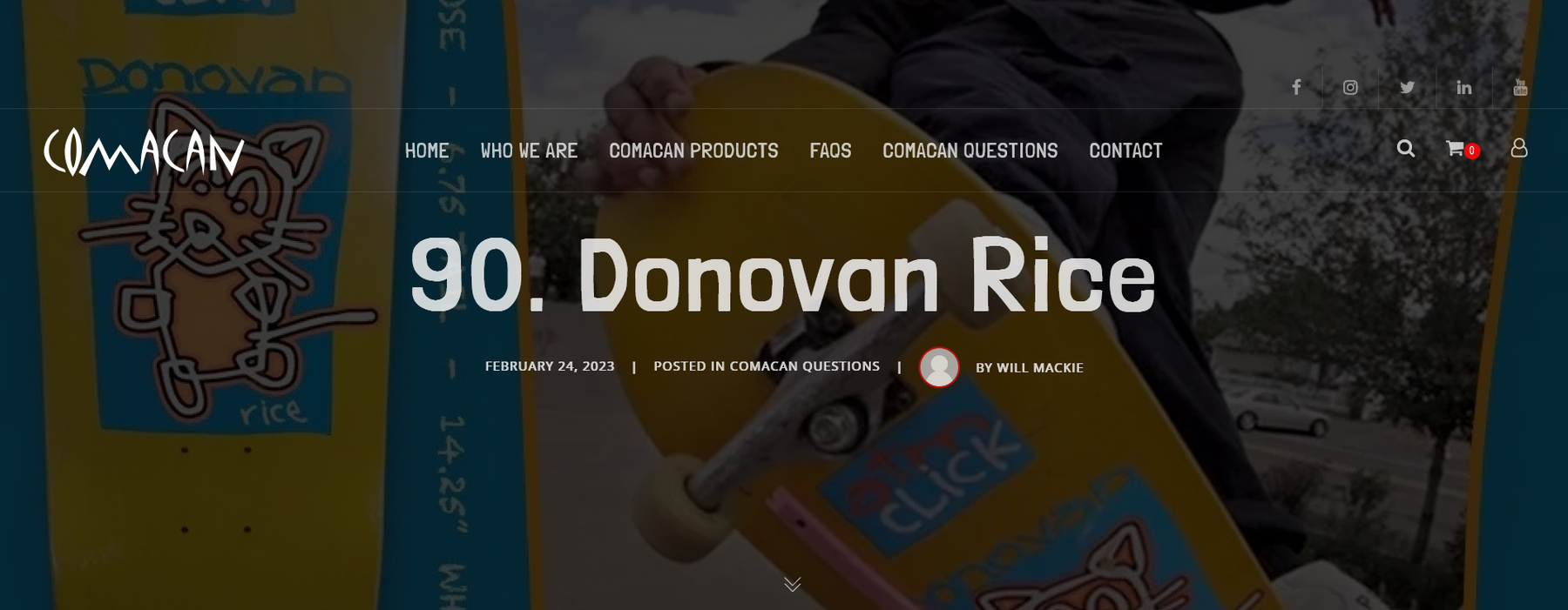 Comacan interviews Donovan Rice