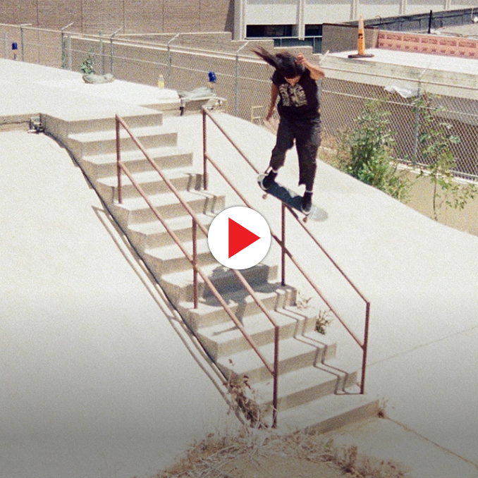 Crusty in Cameron Youngman's "Post Haste" Video playing now on Thrasher
