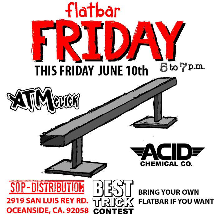 Flatbar Friday June 10th