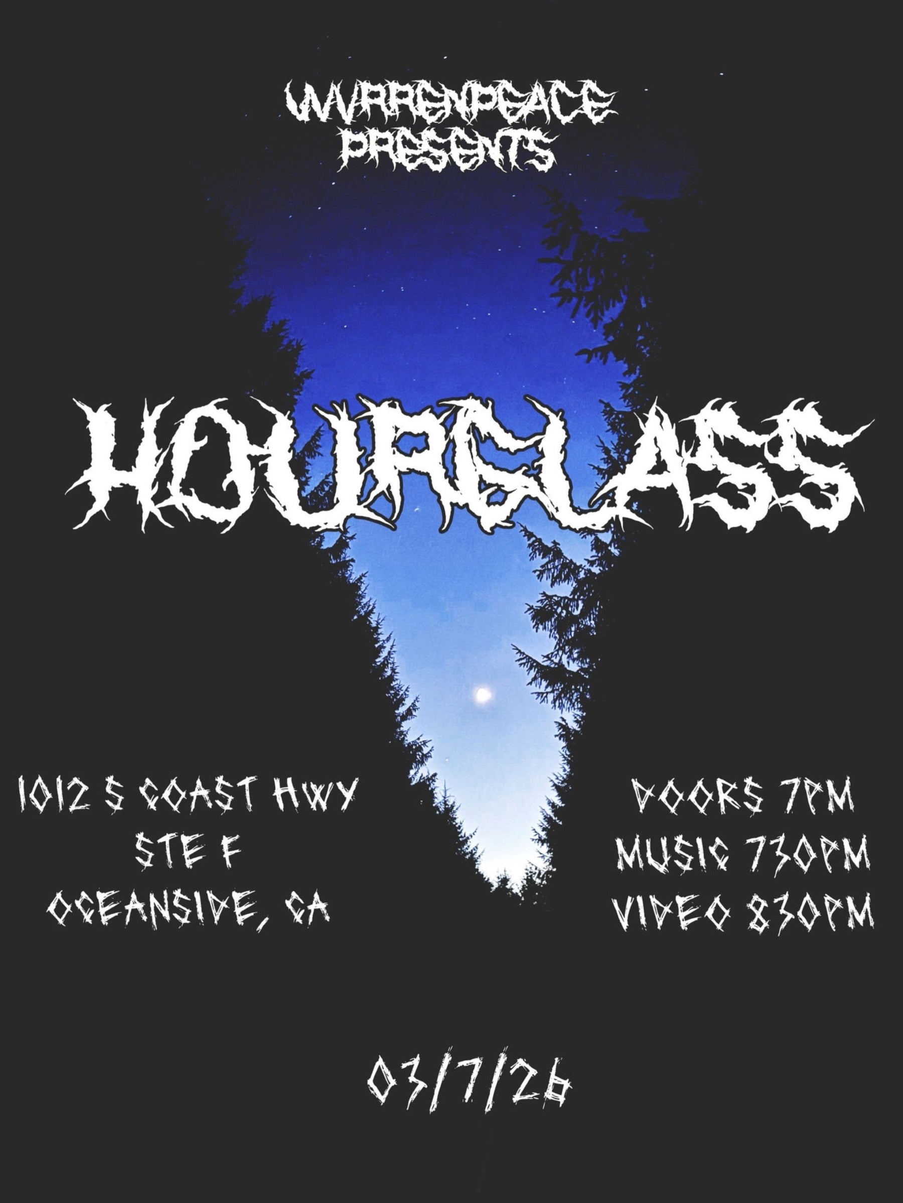 “Hourglass” video premier 3/7/26