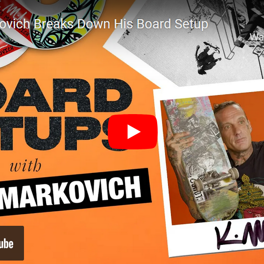 Kris Markovich Breaks Down His Board Setup