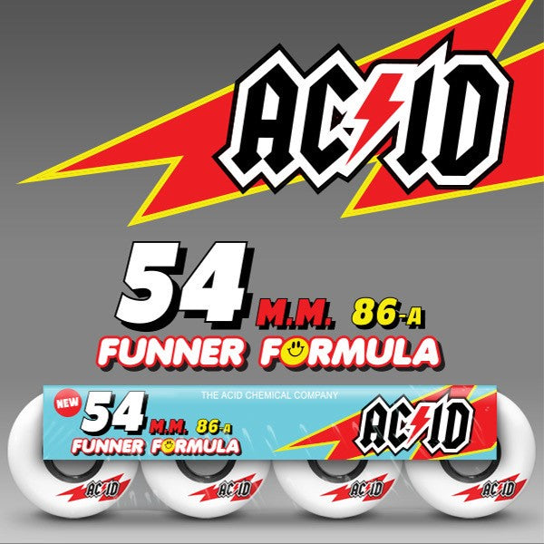 NEW Acid 54MM/86A "Skaterade" wheels out now!