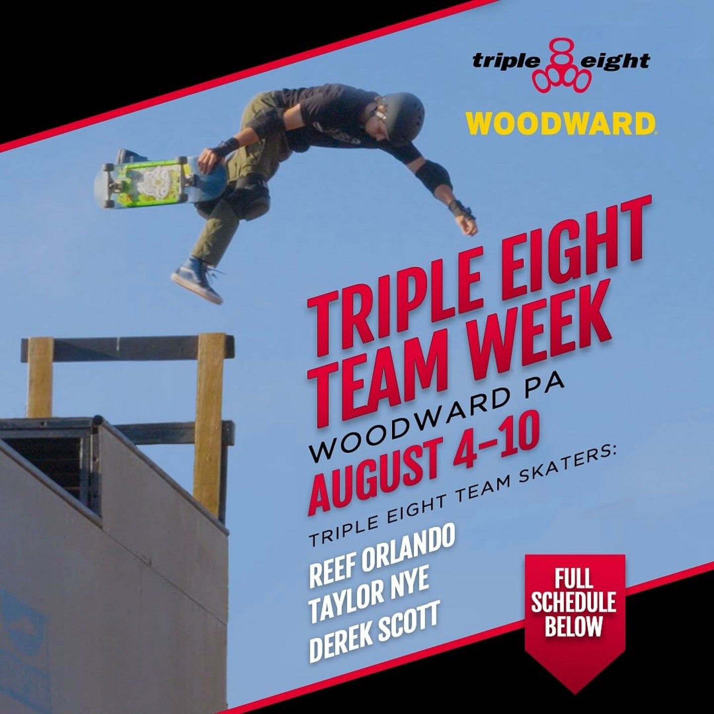 Derek Scott at Triple 8 week at Woodward