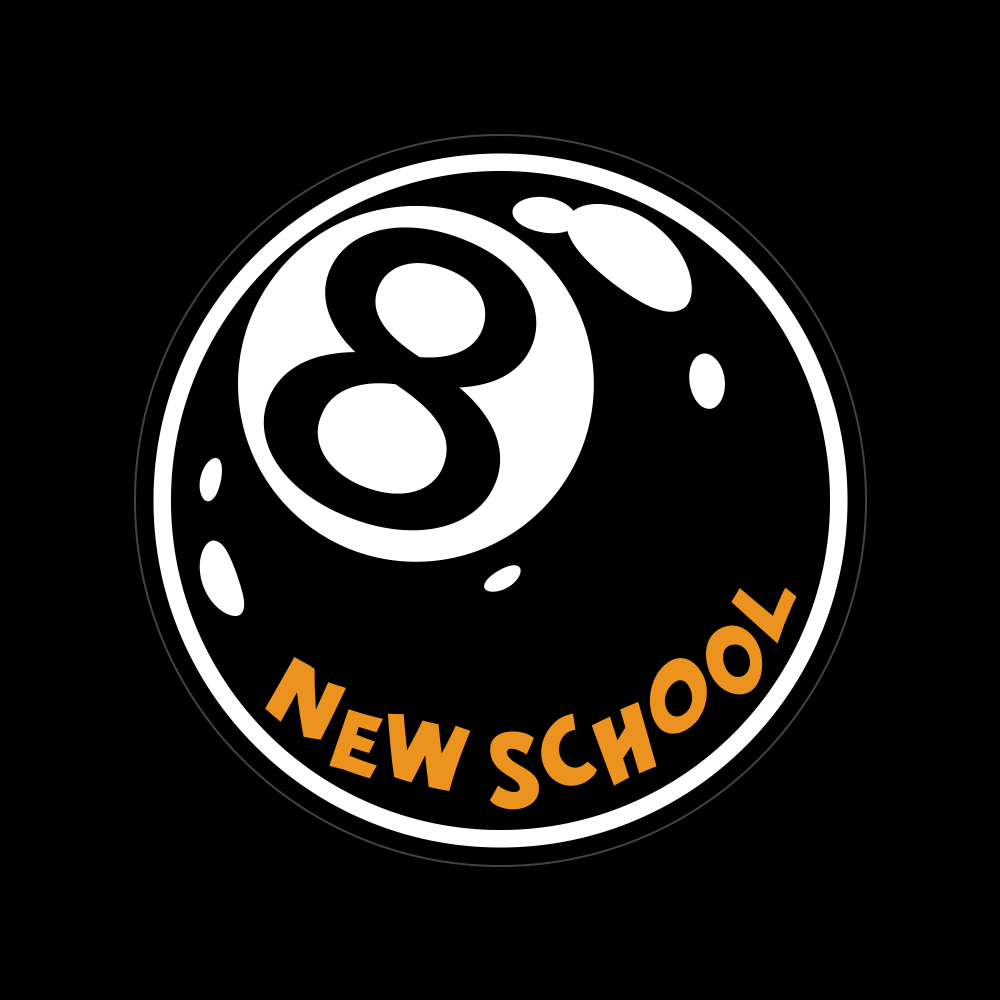 NEW SCHOOL T-SHIRT "8 BALL"