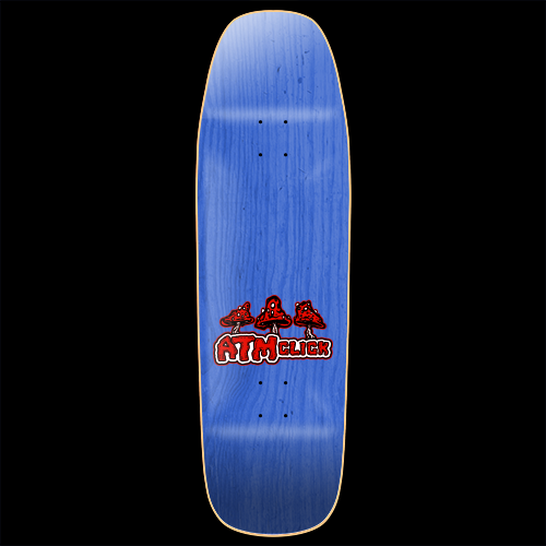ATM Click CRUSTY SHROOMS 9.5" Shape Skateboard Deck