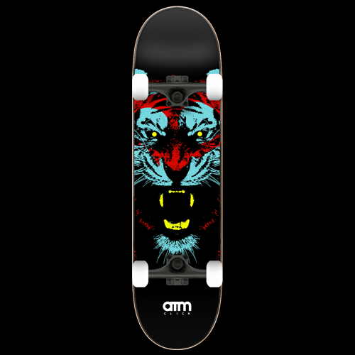 ATM Click Tiger 7.25" Mini Complete Skateboard