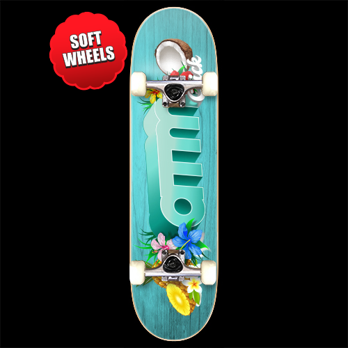 ATM Click Jungle Juice 7.75" Complete Skateboard With 53mm 86A ACID PODS