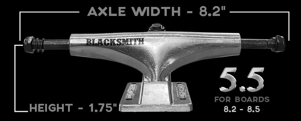 BLACKSMITH TRUCK/ACID 86A WHEELS ASSEMBLIES