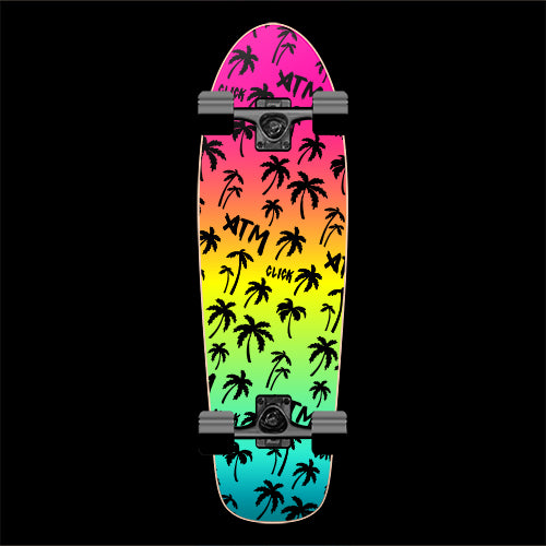 ATM Click Rainbow Cruiser Complete Skateboard