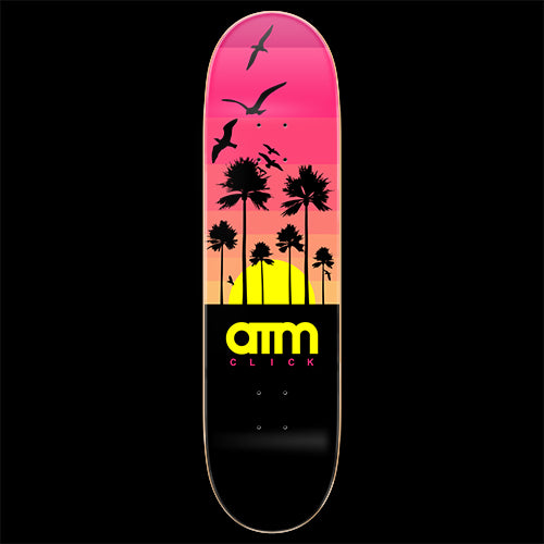ATM Click "Sunset" Skateboard Deck